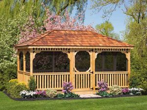 Wooden Gazebos - Adirondack Storage Barns